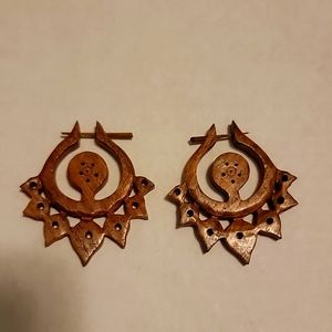 Gauge earrings